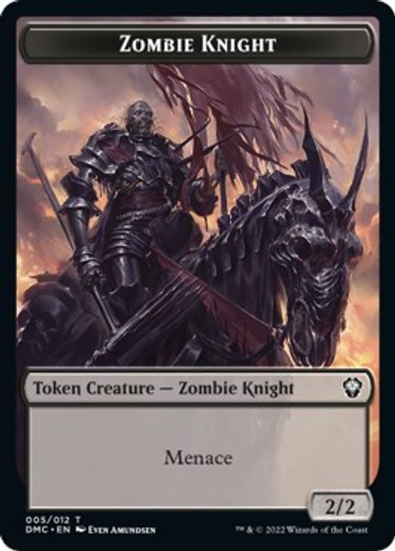 Zombie Knight // Griffin Double-sided Token - Token