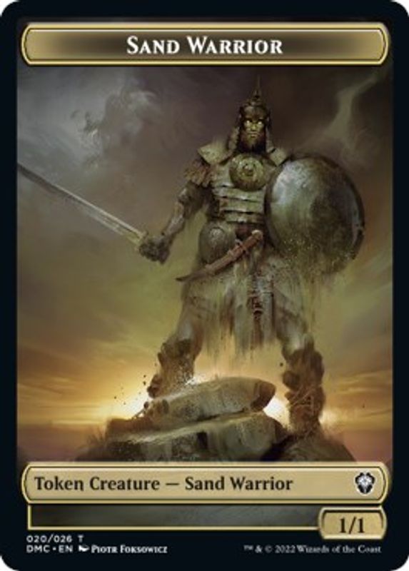 Sand Warrior Token - 20 - Token