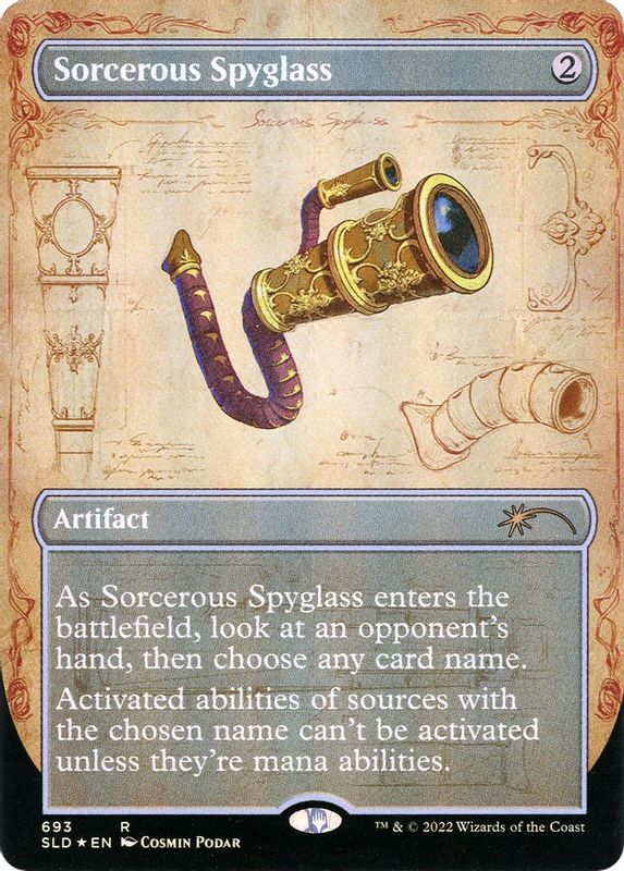 Sorcerous Spyglass (Borderless) - 693 - Rare