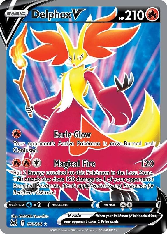 Delphox V (Full Art) - 173/196 - Ultra Rare