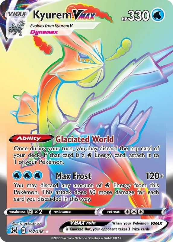 Kyurem VMAX (Secret) - 197/196 - Secret Rare