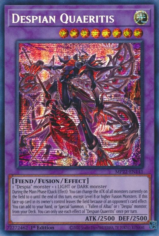 Despian Quaeritis - MP22-EN141 - Prismatic Secret Rare