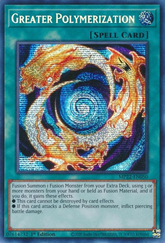 Greater Polymerization - MP22-EN050 - Prismatic Secret Rare