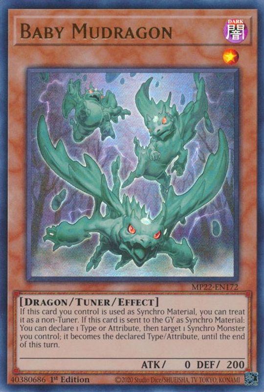 Baby Mudragon - MP22-EN172 - Ultra Rare