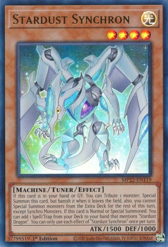 Stardust Synchron - MP22-EN119 - Ultra Rare