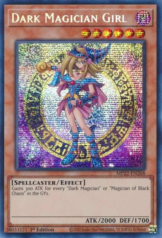 Dark Magician Girl - MP22-EN268 - Prismatic Secret Rare