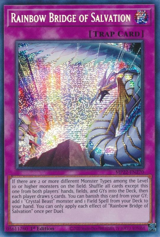 Rainbow Bridge of Salvation - MP22-EN270 - Prismatic Secret Rare