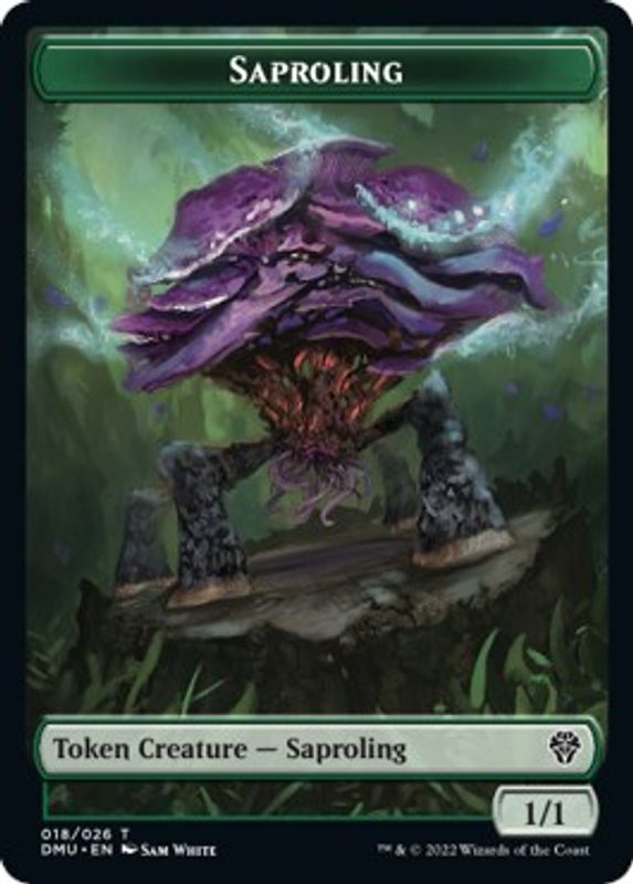 Saproling // Badger Double-sided Token - Token