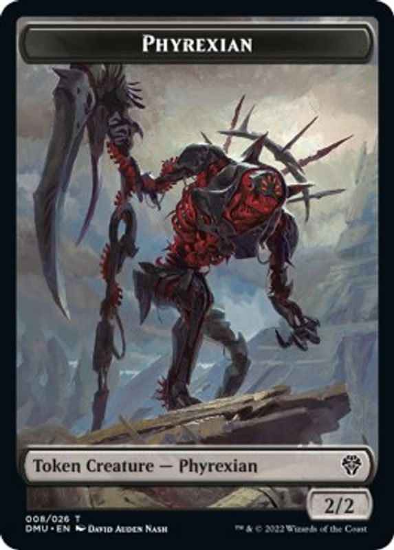 Phyrexian // Dragon Double-sided Token - Token