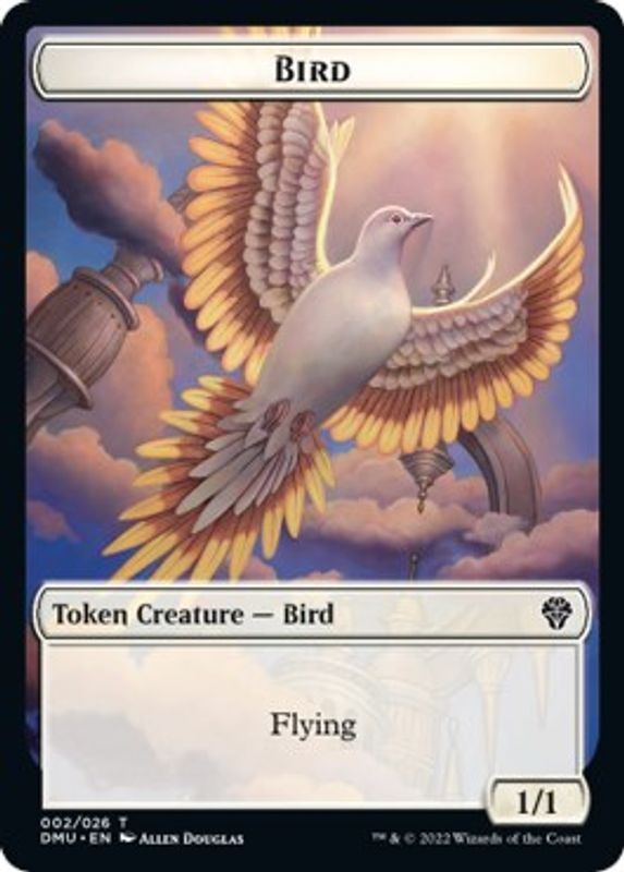 Bird (002) // Merfolk Double-sided Token - Token