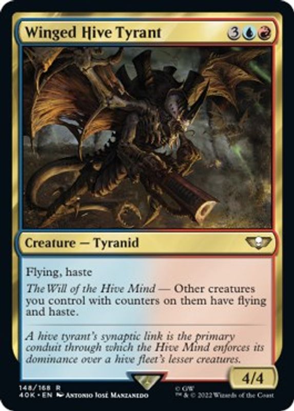 Winged Hive Tyrant - 148 - Rare