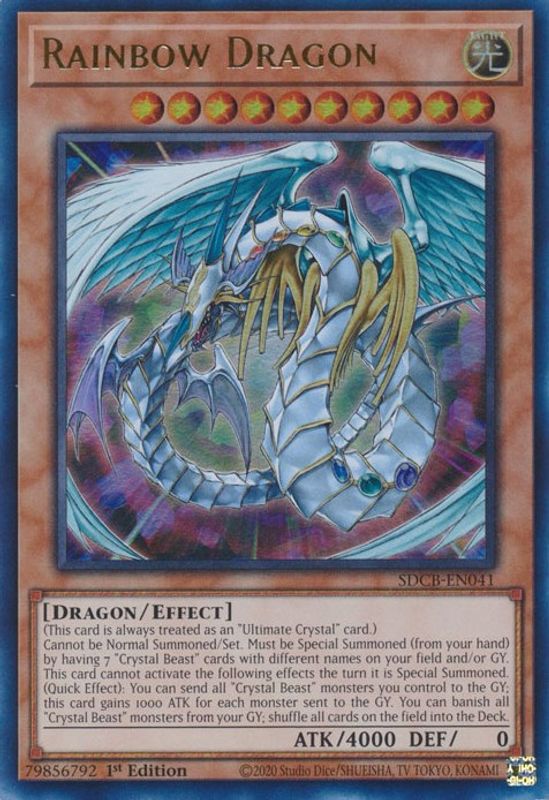 Rainbow Dragon - SDCB-EN041 - Ultra Rare