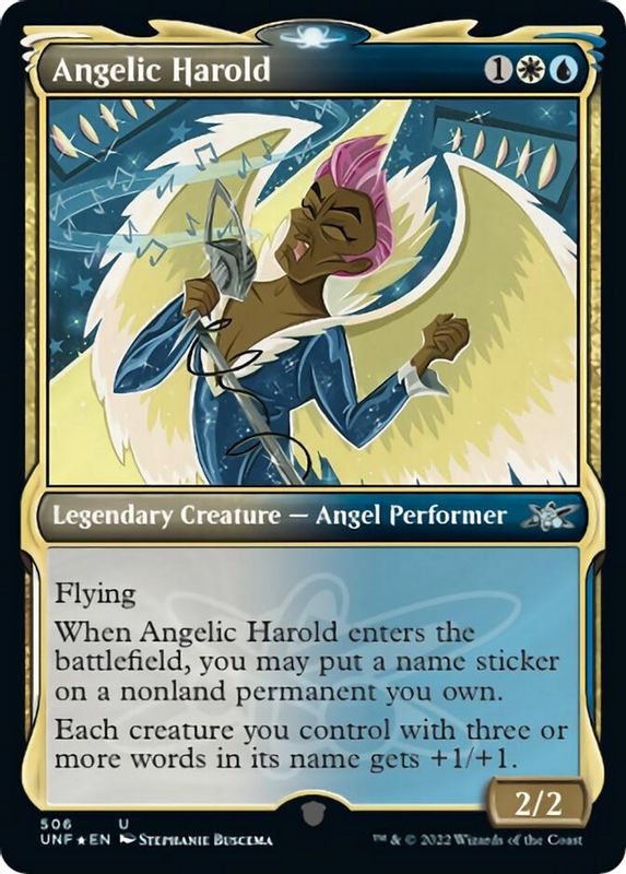 Angelic Harold (Showcase) (Galaxy Foil) - 506 - Uncommon