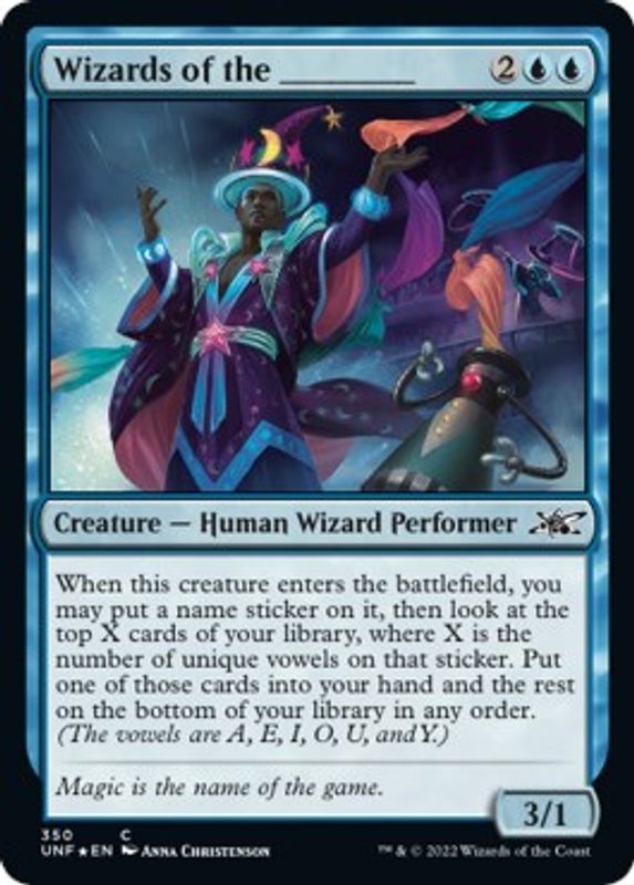 Wizards of the _______ (Galaxy Foil) - 350 - Common