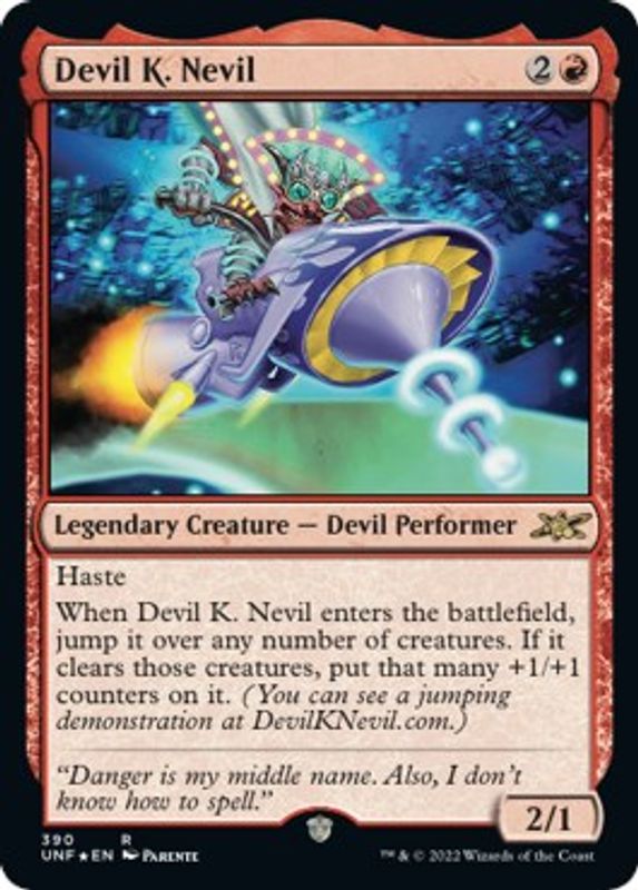 Devil K. Nevil (Galaxy Foil) - 390 - Rare