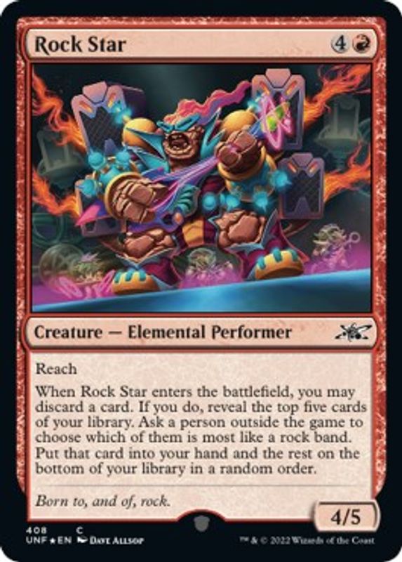 Rock Star (Galaxy Foil) - 408 - Common