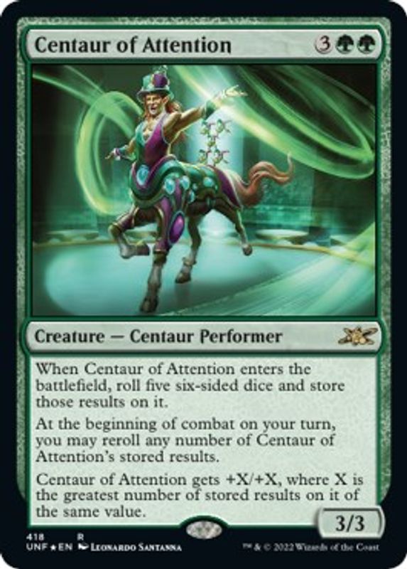 Centaur of Attention (Galaxy Foil) - 418 - Rare