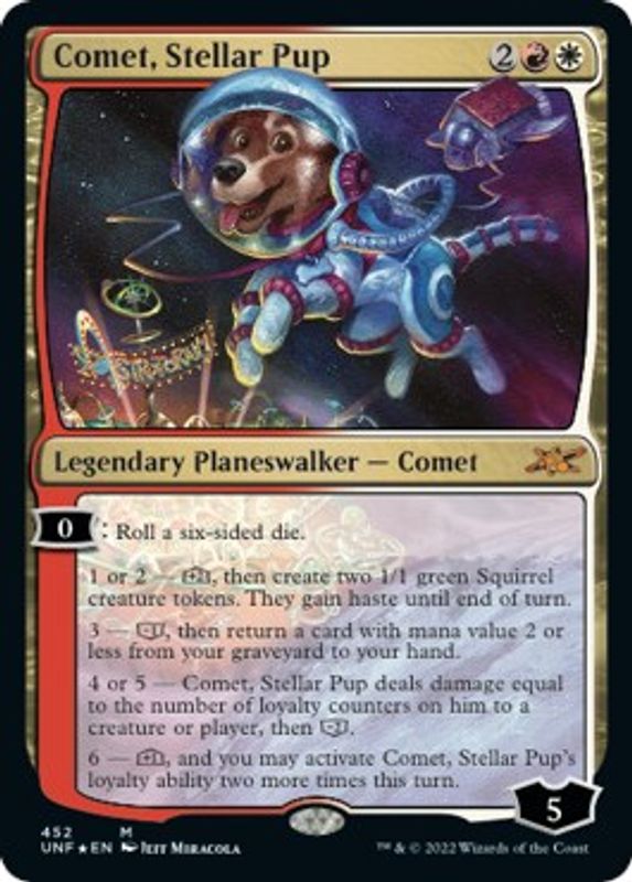 Comet, Stellar Pup (Galaxy Foil) - 452 - Mythic