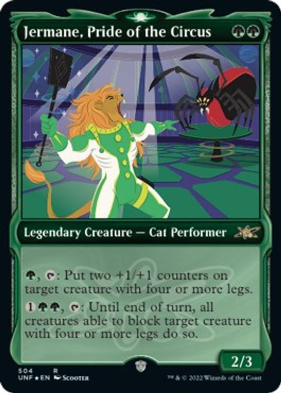 Jermane, Pride of the Circus (Showcase) (Galaxy Foil) - 504 - Rare