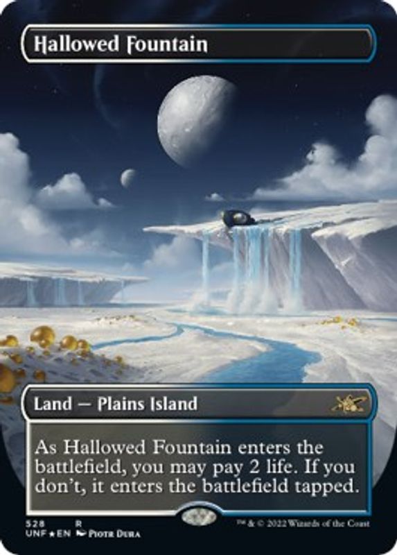 Hallowed Fountain (Borderless) (Galaxy Foil) - 528 - Rare