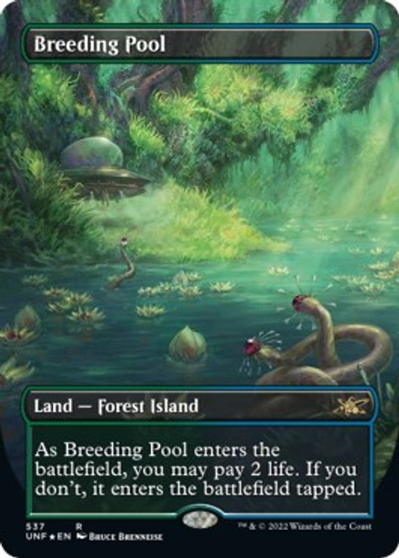 Breeding Pool (Borderless) (Galaxy Foil) - 537 - Rare