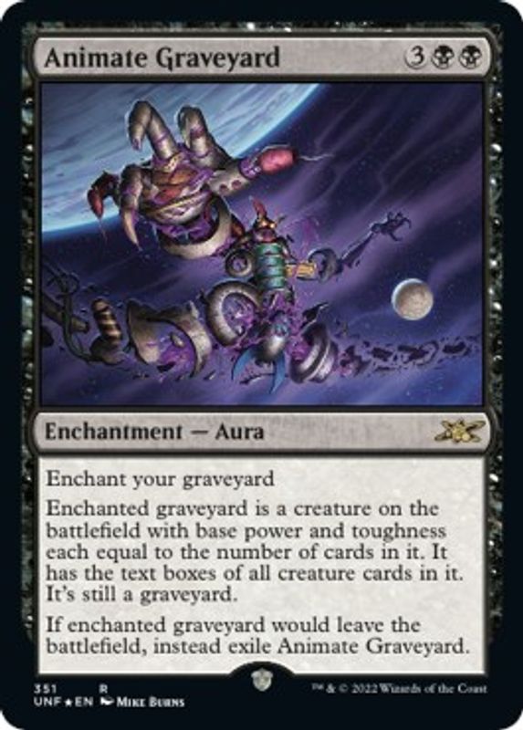 Animate Graveyard (Galaxy Foil) - 351 - Rare