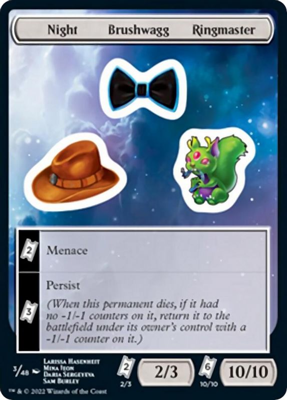 Night Brushwagg Ringmaster - 3 - Token