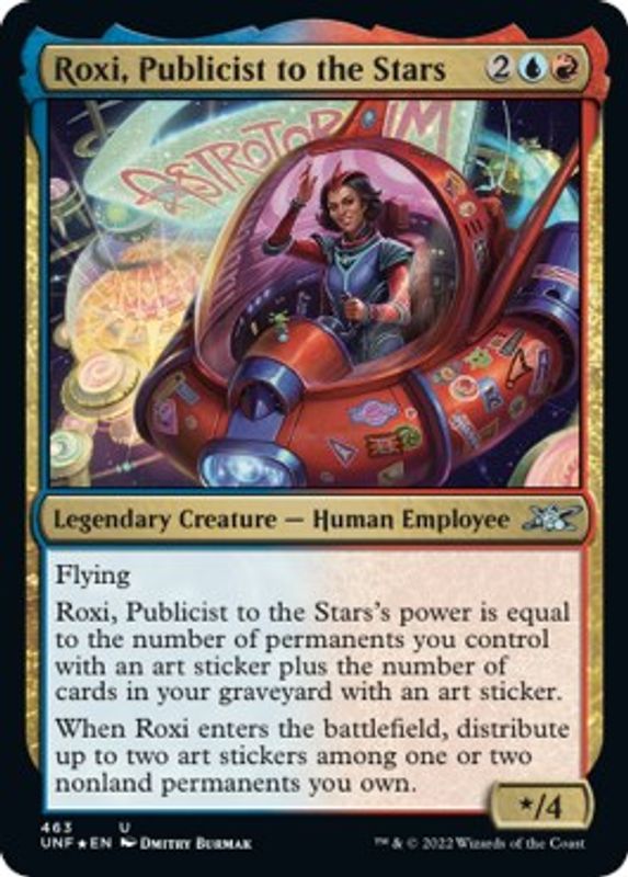 Roxi, Publicist to the Stars (Galaxy Foil) - 463 - Uncommon