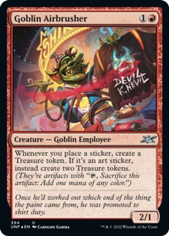 Goblin Airbrusher (Galaxy Foil) - 394 - Uncommon