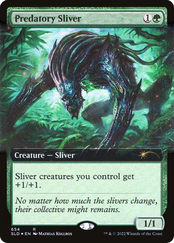 Predatory Sliver (Extended Art) - 654 - Rare