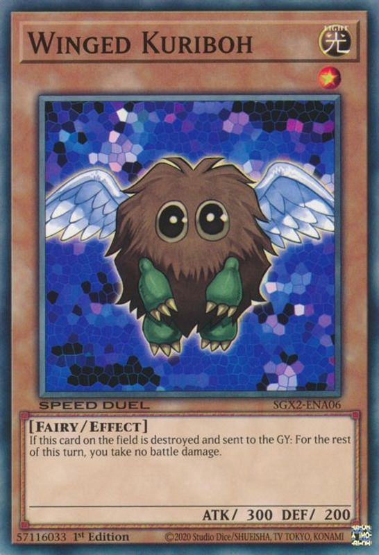 Winged Kuriboh - SGX2-ENA06 - Common