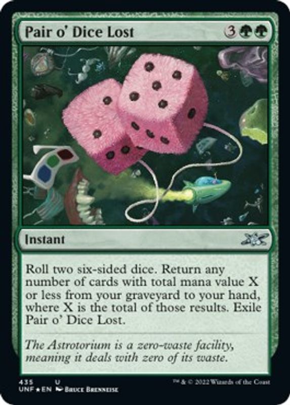 Pair o' Dice Lost (Galaxy Foil) - 435 - Uncommon