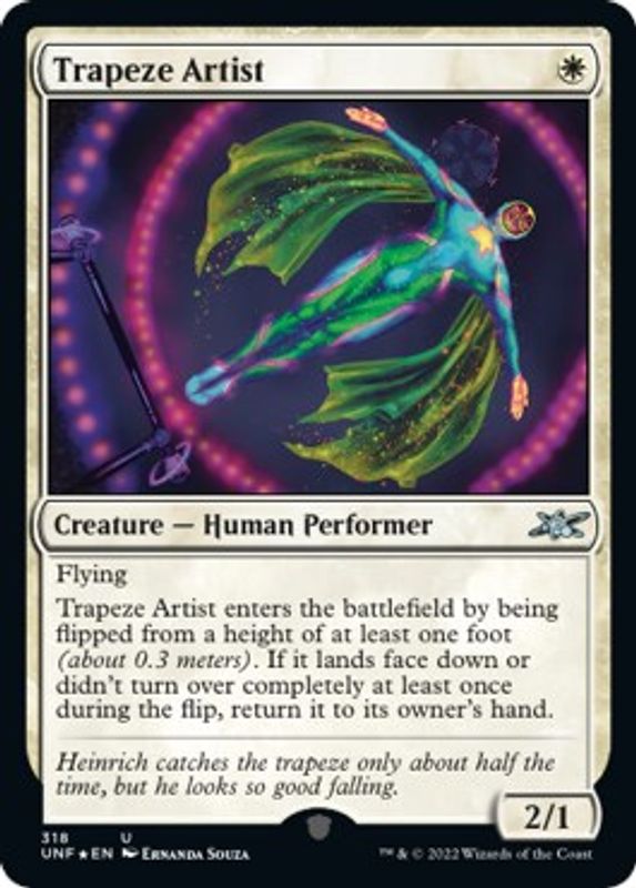 Trapeze Artist (Galaxy Foil) - 318 - Uncommon