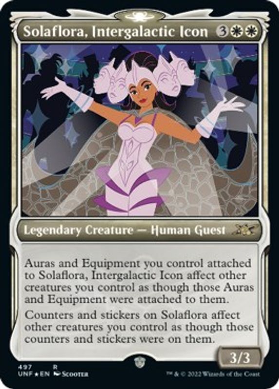 Solaflora, Intergalactic Icon (Showcase) (Galaxy Foil) - 497 - Rare