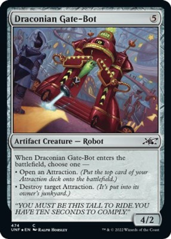 Draconian Gate-Bot (Galaxy Foil) - 474 - Common