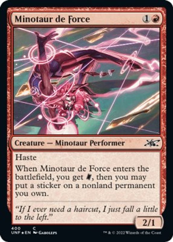 Minotaur de Force (Galaxy Foil) - 400 - Common