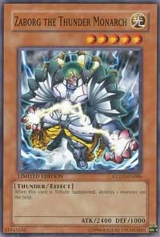 Zaborg the Thunder Monarch - GLD2-EN006 - Common