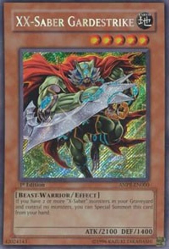 XX-Saber Gardestrike - ANPR-EN000 - Secret Rare