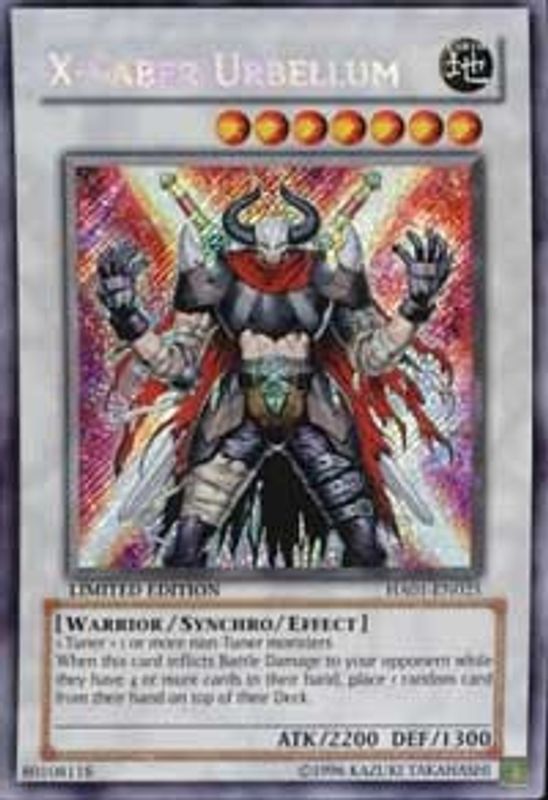 X-Saber Urbellum - HA01-EN025 - Secret Rare