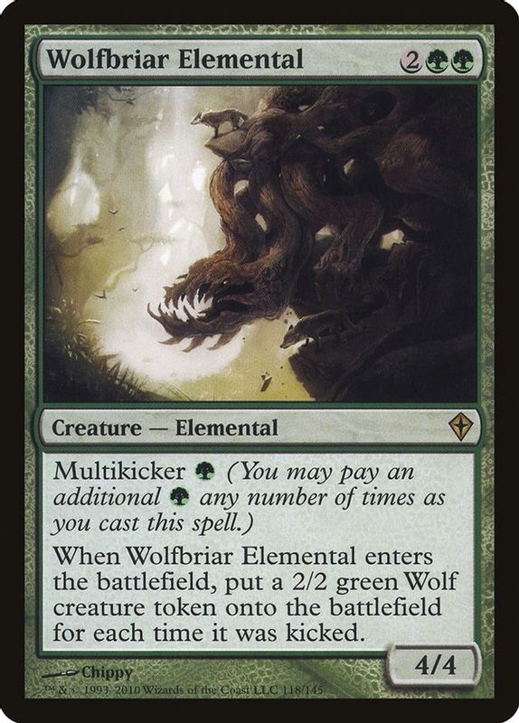 Wolfbriar Elemental - 118 - Rare