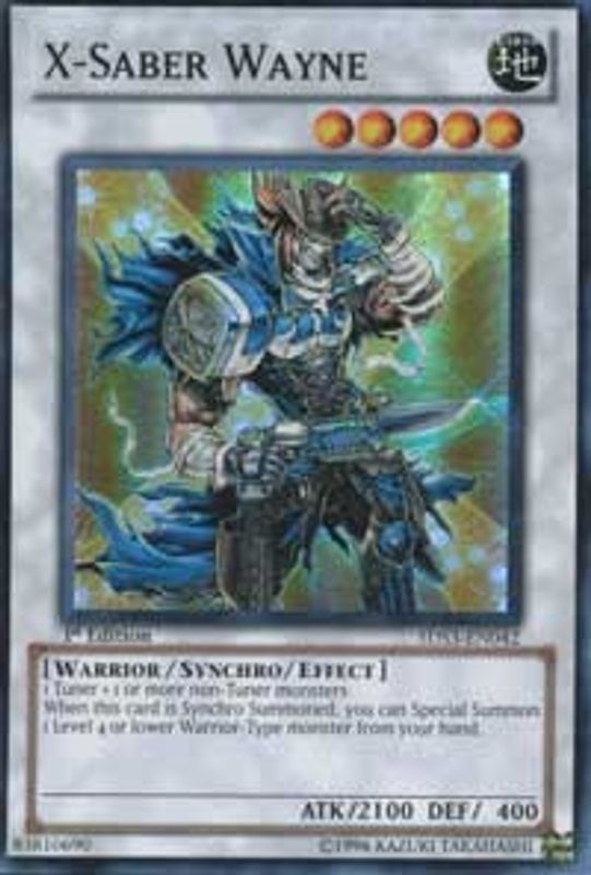 X-Saber Wayne - 5DS3-EN042 - Super Rare