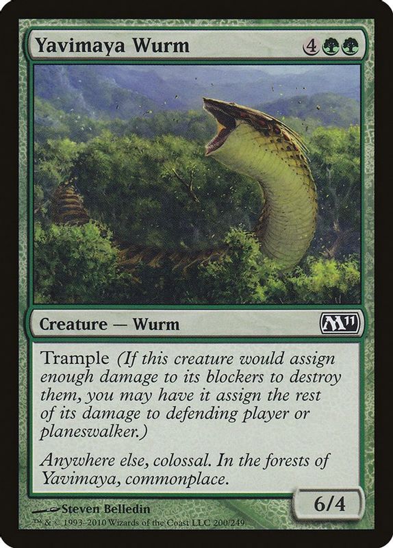 Yavimaya Wurm - Common