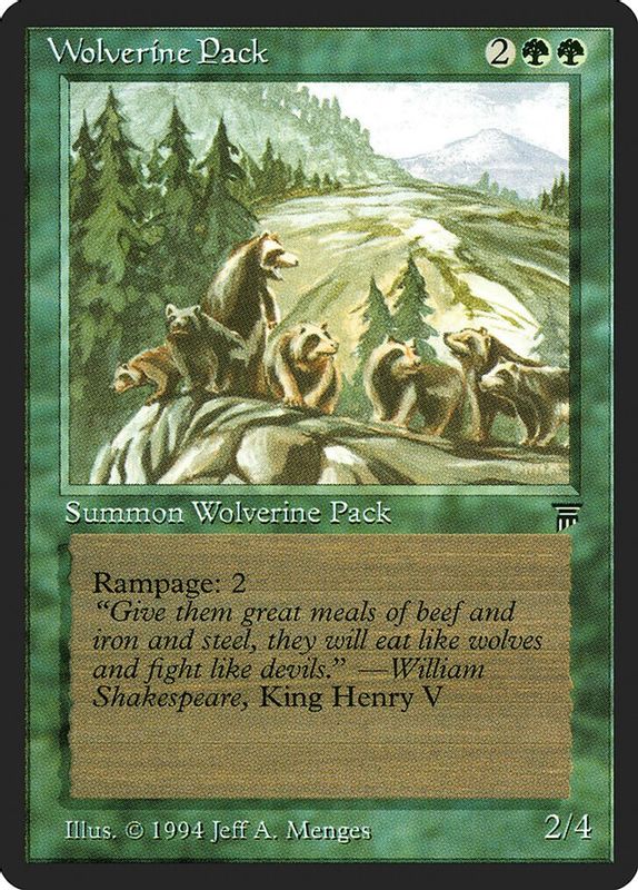 Wolverine Pack - Common