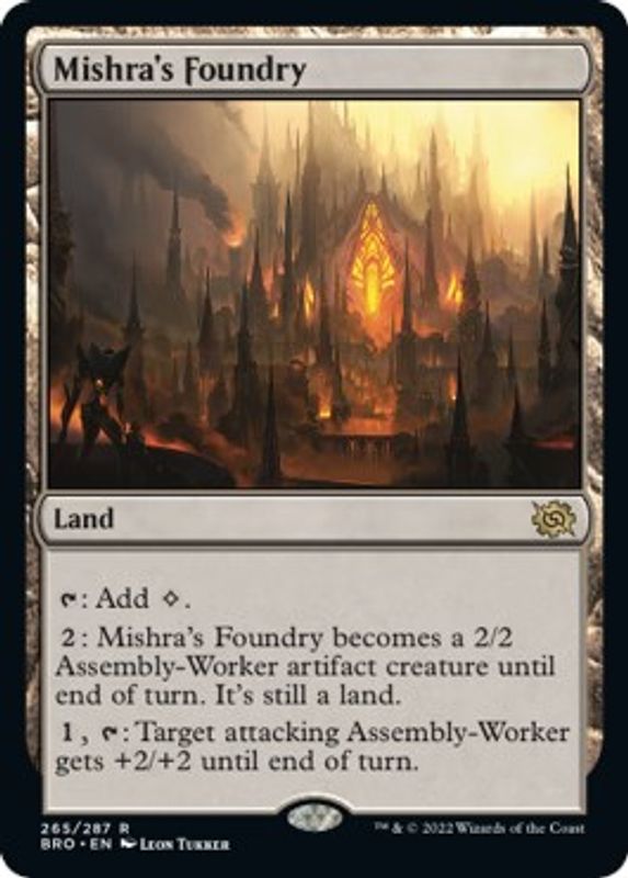 Mishra's Foundry - 265 - Rare