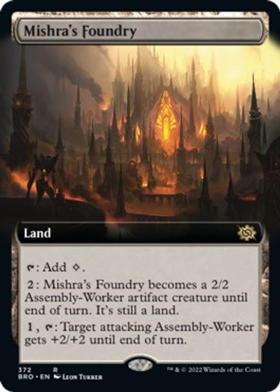 Mishra's Foundry (Extended Art) - 372 - Rare