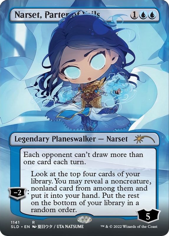 Narset, Parter of Veils (Borderless) - 1141 - Rare