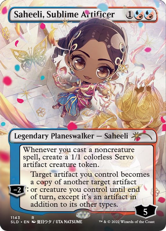 Saheeli, Sublime Artificer (Borderless) - 1143 - Rare