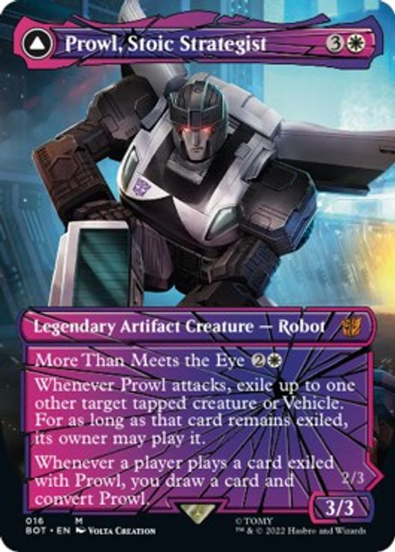 Prowl, Stoic Strategist (Shattered Glass) - 16 - Mythic