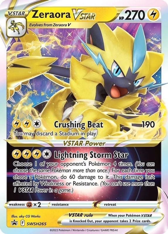 Zeraora VSTAR - SWSH265 - SWSH265 - Promo