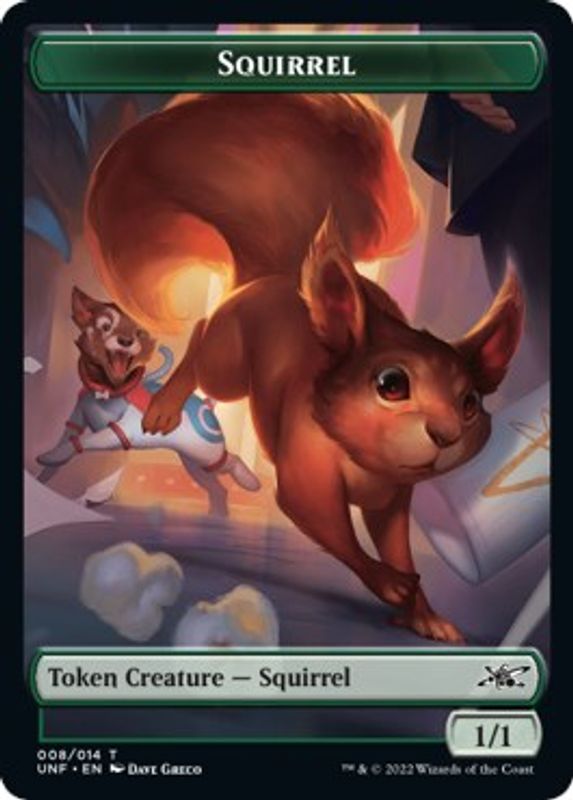 Squirrel // Storm Crow Double-sided Token - Token